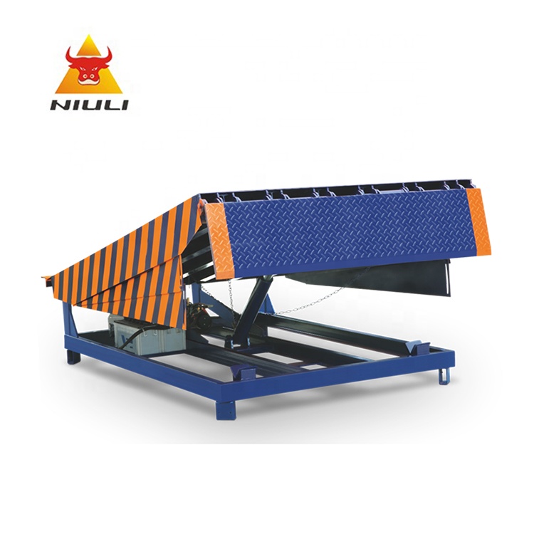 NIULI Регулируемая подъемная платформа 10000KG 10Ton Склад с фиксированной гидравлической тележкой для выравнивания дока